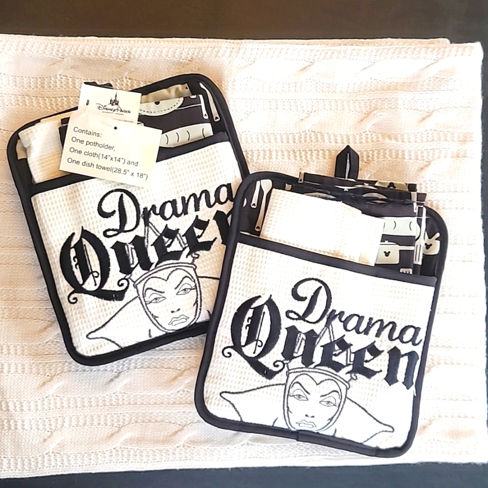 Disney Drama Queen Dish Towel Set